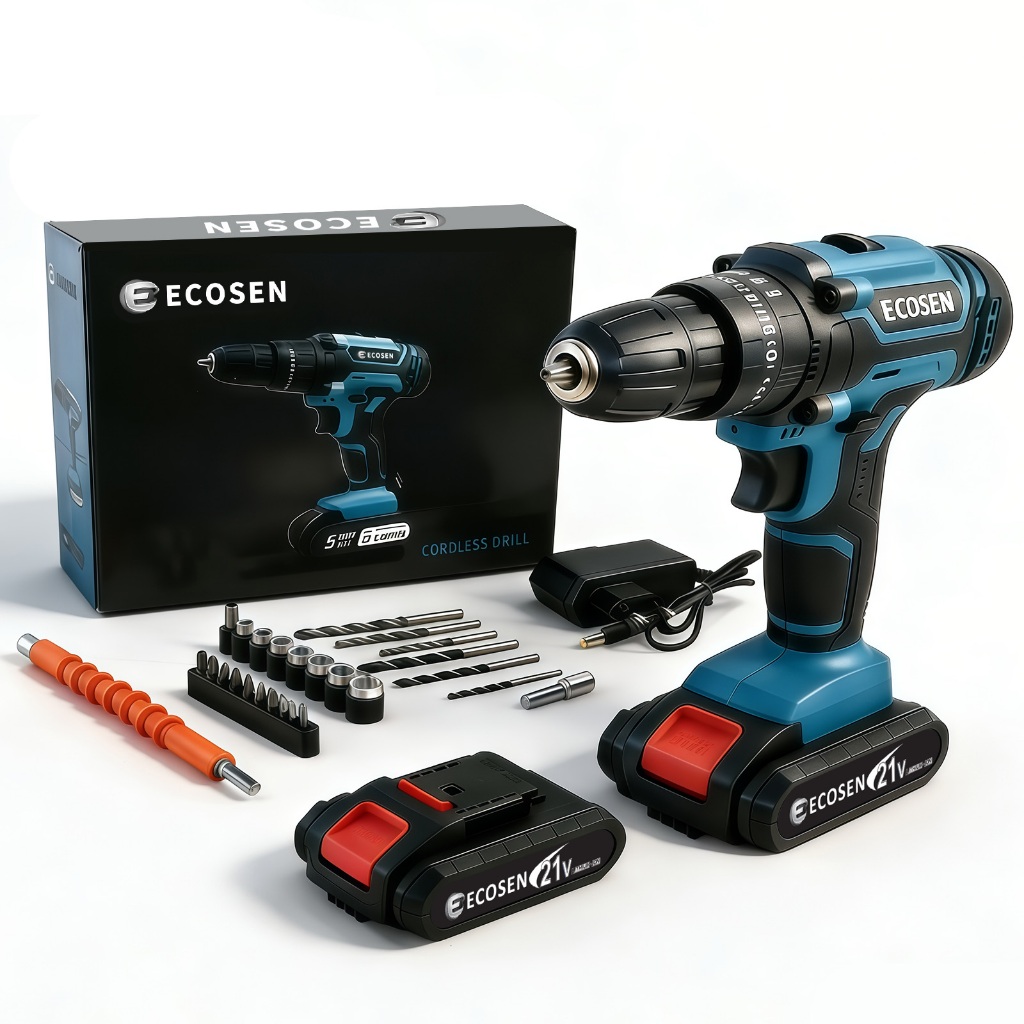 Parafusadeira/Furadeira  21V 0-1400min 2 21V baterias em Oferta na Shopee