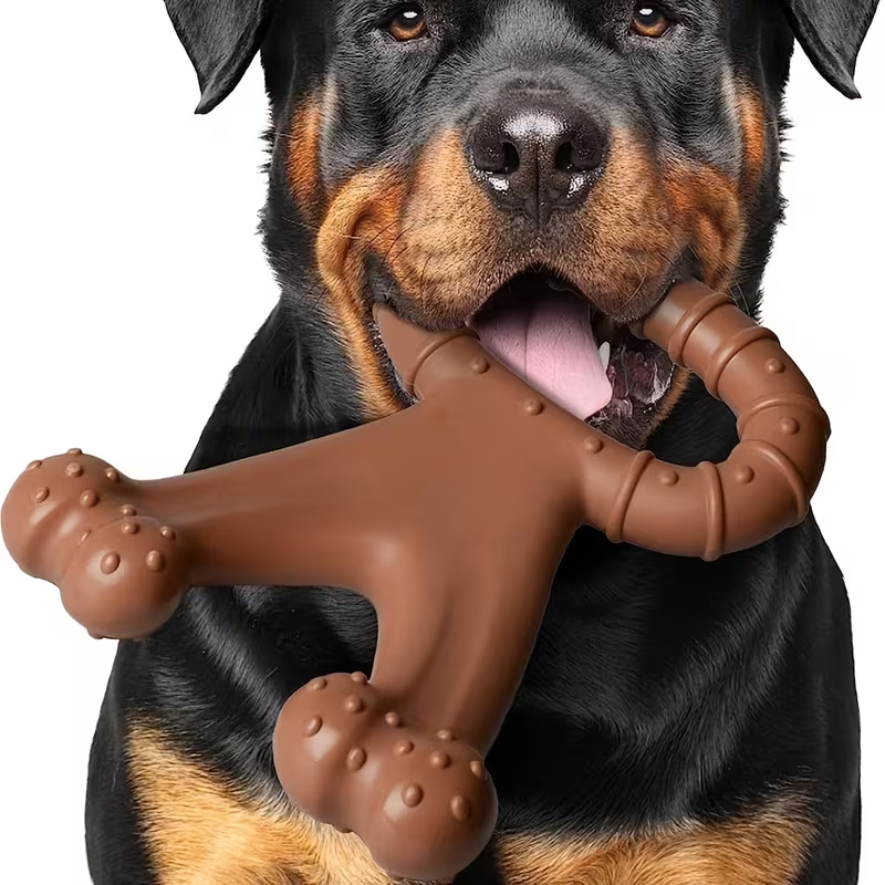 Brinquedo de Mastigar para Cachorro - Limpeza Dental, Moagem Natural e Treinamento Inteligente