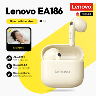 Lenovo Fones De Ouvido EA186 Bluetooth 5.4 Verdadeiro Sem Fio Longa Duração Da Bateria HD Estéreo Com Microfone Música em Oferta na Shopee