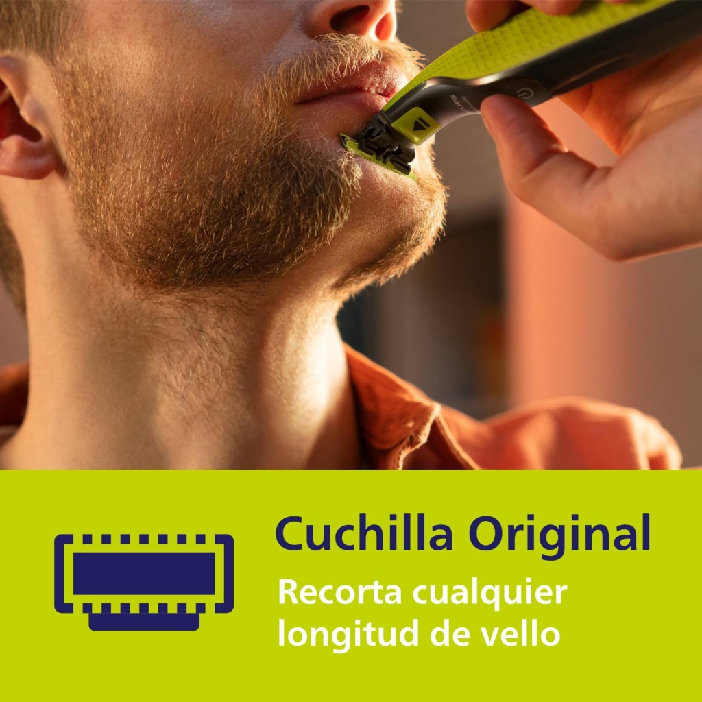 Lamina Refil Oneblade QP2510, QP2521, QP2522, QP2530, QP6510 One Blade Compatível Barbeador Philips