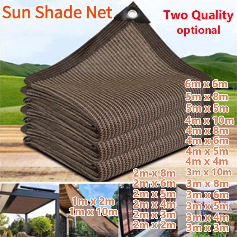 Anti UV 95 % Pára-Sol Net Marrom Jardim Ao Ar Livre Fazenda Estufa Protetor Solar Sombra Pano