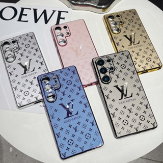 Luxo 3D Rosto Brilhante Marca De Moda Etiqueta Capa Para Samsung Galaxy S23 S24 S25 Ultra S24 Plus Anti Choque em Oferta na Shopee