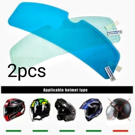 Película De Capacete À Prova De Chuva / Motocicleta / Hd / Lente Filme Anti Embaçamento