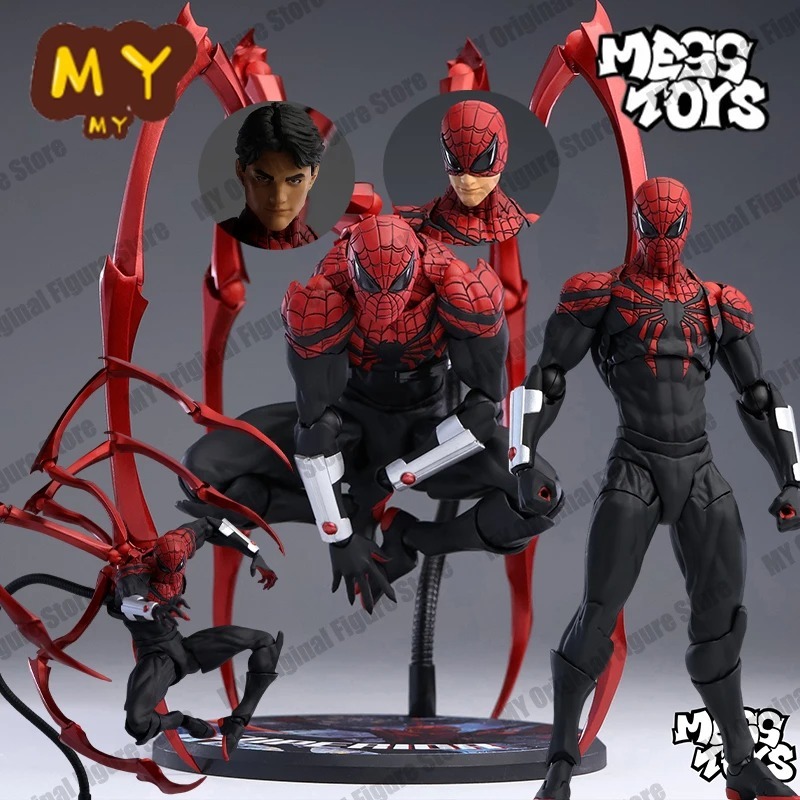 MessToys Superior Spiderman Figura Bagunça Brinquedos Kaine Parker Homem Aranha De Ação CT Estatueta Estátua Modelo Pres