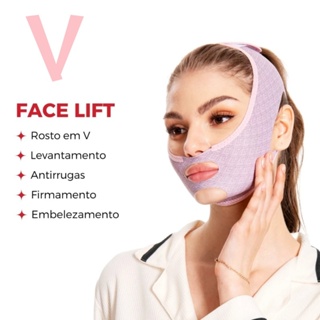 VFace Lifting Facial Efeito Rejuvenescedor Antirrugas e Firmamento Máscara de Beleza Contra Papada Máscara antienvelheci em Oferta na Shopee