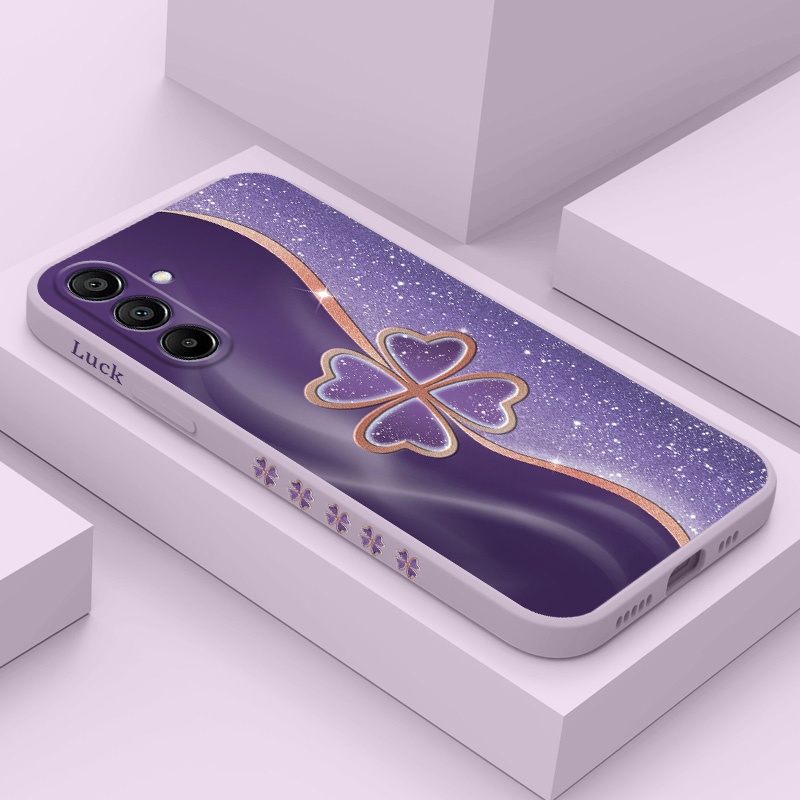 Sorte Grama Caso De Telefone Para Samsung Galaxy A57 A37 A17 A07 A56 A36 A26 A16 A06 A55 A35 A25 A15 A05 A05S 4G 5G Capa