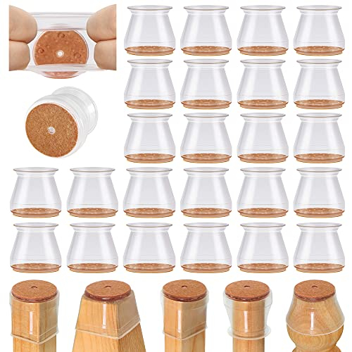 Kit 48/32/16 Peças Protetor Para O Pé Da Cadeira Mesa De Silicone Redução de Ruído Mesa Cadeira Pé Capa em Oferta na Shopee