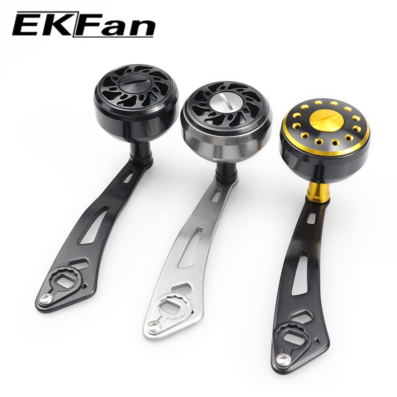 EKfan for 8x5/7X4MM hole Abu Daiwa Shimano Baitcasting reel handle 100MM aluminum alloy fishing lure Reel diy parts