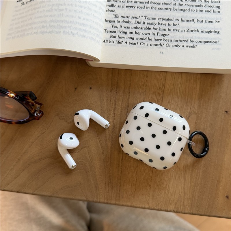 Air Pods 1/2a Geração 3a Pro 3/4 Padrão De Bolinhas material TPU Sem Fio Bluetooth Fone De Ouvido Capa Protetora