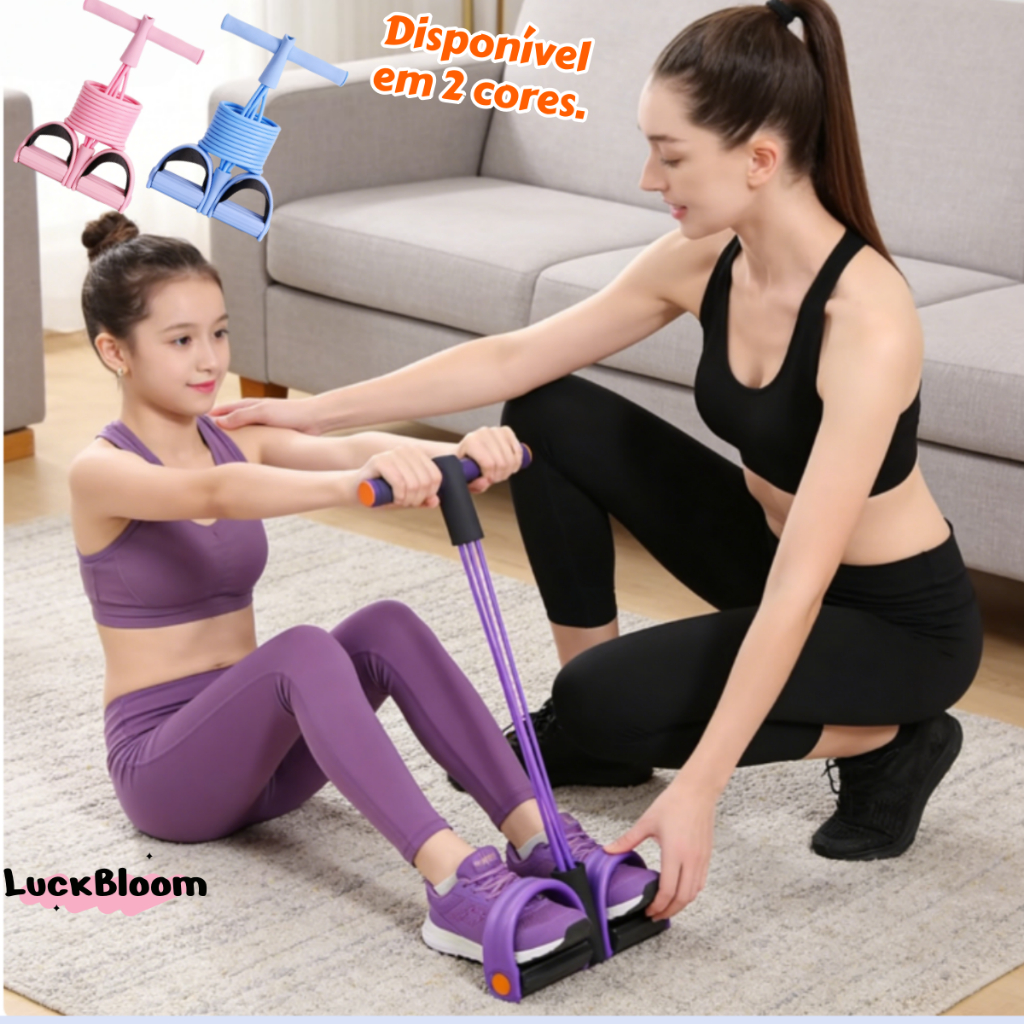 Elástico Extensor de Exercícios Pull Reducer Multi Função Academia Em Casa Uso Profissional