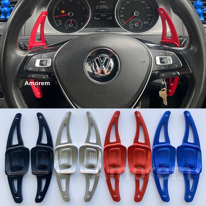 Volkswagen Volante Paddle Shift Para VW Polo Virtus Nivus Golf MK7 TSI 2018 em Oferta na Shopee