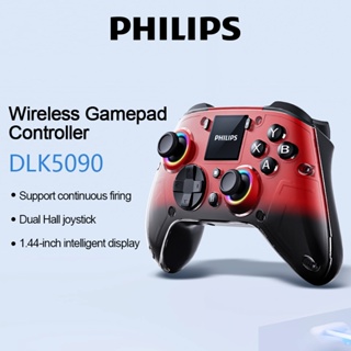 PHILIPS DLK5090 Tri-Mode Gamepad Sem Fio Ultra-Baixa Latência Dual Hall Joystick Tela De 1.44 Polegadas 1000mAh Para Swi em Oferta na Shopee