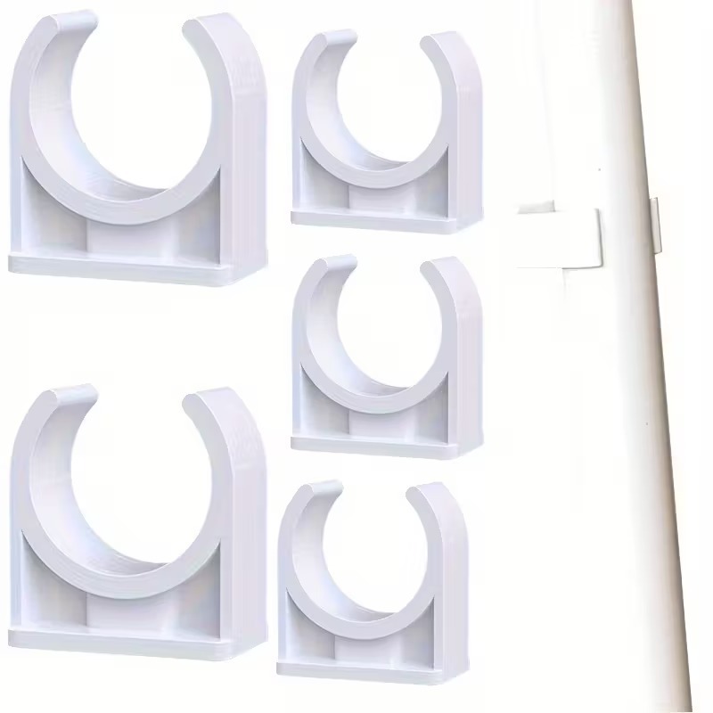 Braçadeiras De Suporte Para Tubos De PVC De 20/25/32/40/50 Mm , Adequadas E Mangueiras , Fáceis De Instalar .