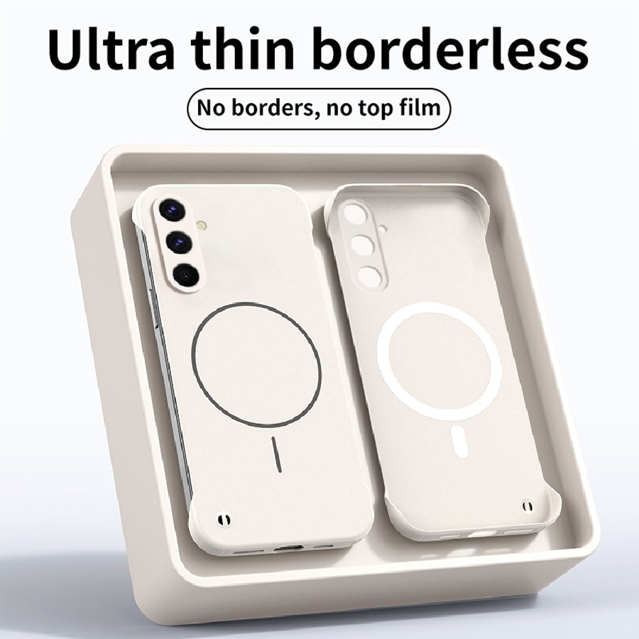 Capa Magnética De Luxo Para Samsung Galaxy A12 A22 A32 A52 A72 A13 A23 A33 A53 A73 A14 A24 A34 A54 A15 A35 A55 A16 A56 em Oferta na Shopee