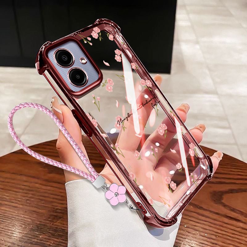 Capa De Telefone YBD Para Samsung Galaxy A07 M07 F07 A06 A03 A04 A05 A04E F04 M04 A042F M05 F05 Core A032F Transparente 