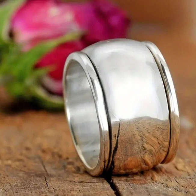 Anel De Cobre De Transferência De Casal De Rosto Largo , Joias Alta Qualidade , Homens , Mulheres , Mesmo em Oferta na Shopee