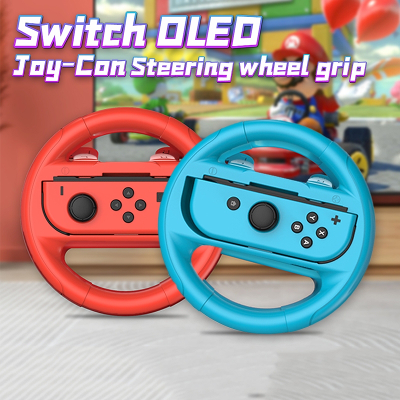 Volante Para Nintendo Switch (Compatível Com OLED) | Punhos Controladores Joy-Con Acessórios Jogos De Corrida Switch2