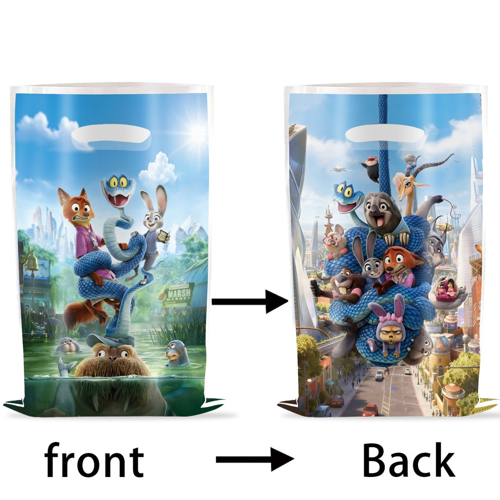 10 Pçs Zootopia 2 Sacos De Presente De Festa De Aniversário , Fontes Decorações em Oferta na Shopee