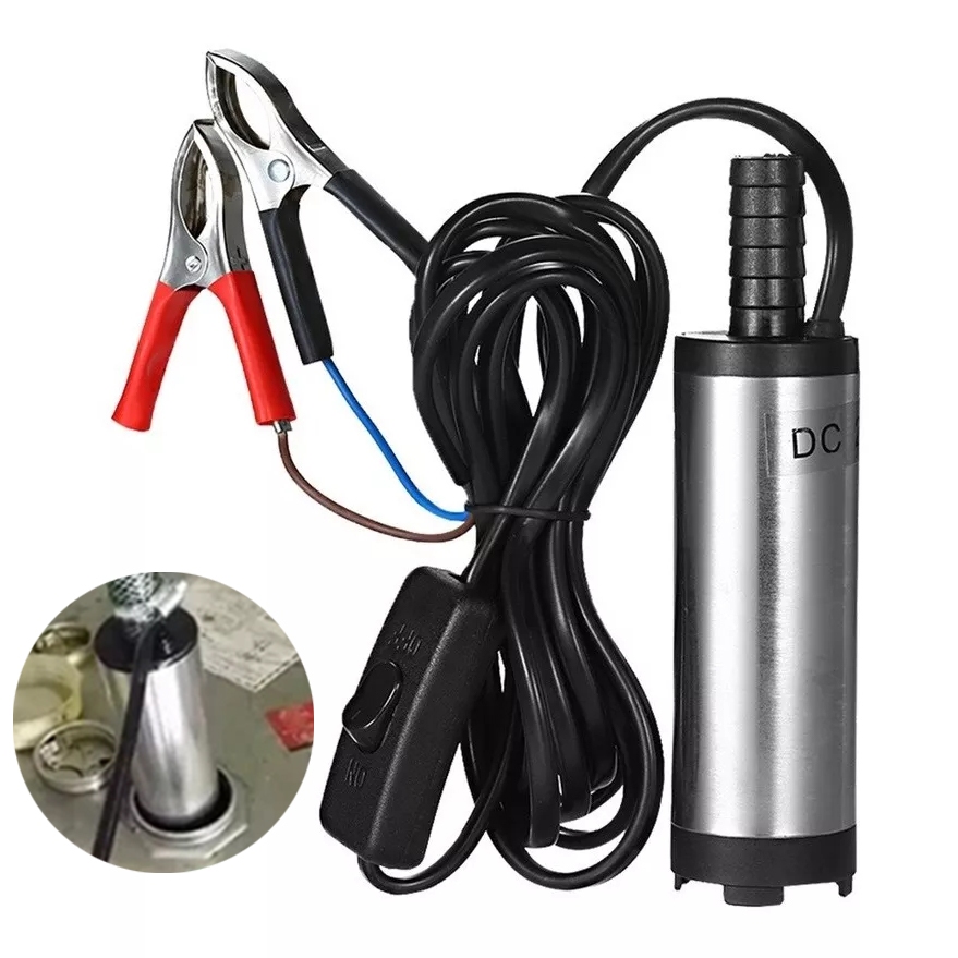 Bomba Submersa De Óleo Diesel Agua Transferência Água 12V