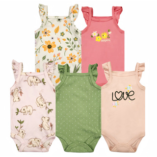 Lucky baby body regata menina  5Pçs /100% algodão Body  para Bebês  menina/body alcinha menina em Oferta na Shopee