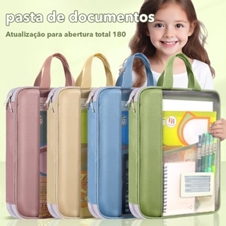 A4 Bolsa Para Documentos Huajie , De Arquivo Transparente Estudantes Livros Teste em Oferta na Shopee