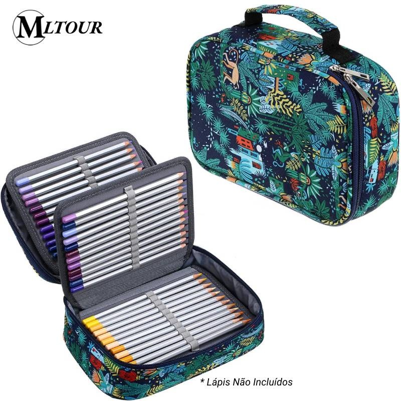 Estojo De Lápis Com Zíper De Grande Capacidade Com 72 Furos Material Escolar /estojo escolar/estojo box em Oferta na Shopee