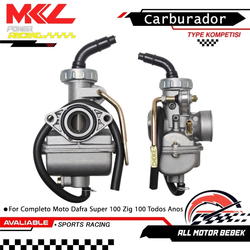Carburador Completo Moto Dafra Super 100 Zig 100 Todos Anos