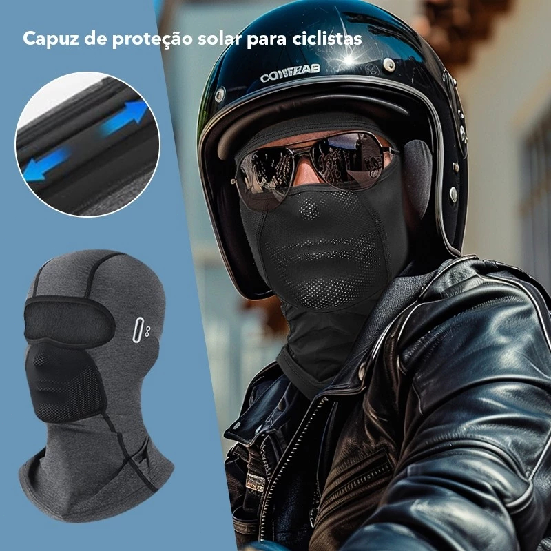 Máscara Facial De Ciclismo/Proteção Solar Para Ciclistas/Cabeça Cheia/Sol E Poeira