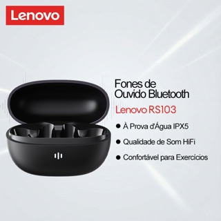 Lenovo RS103 Fones De Ouvido Bluetooth IPX5 À Prova D'água HIFI Qualidade De Som Ajuste Confortável Para Exercícios em Oferta na Shopee