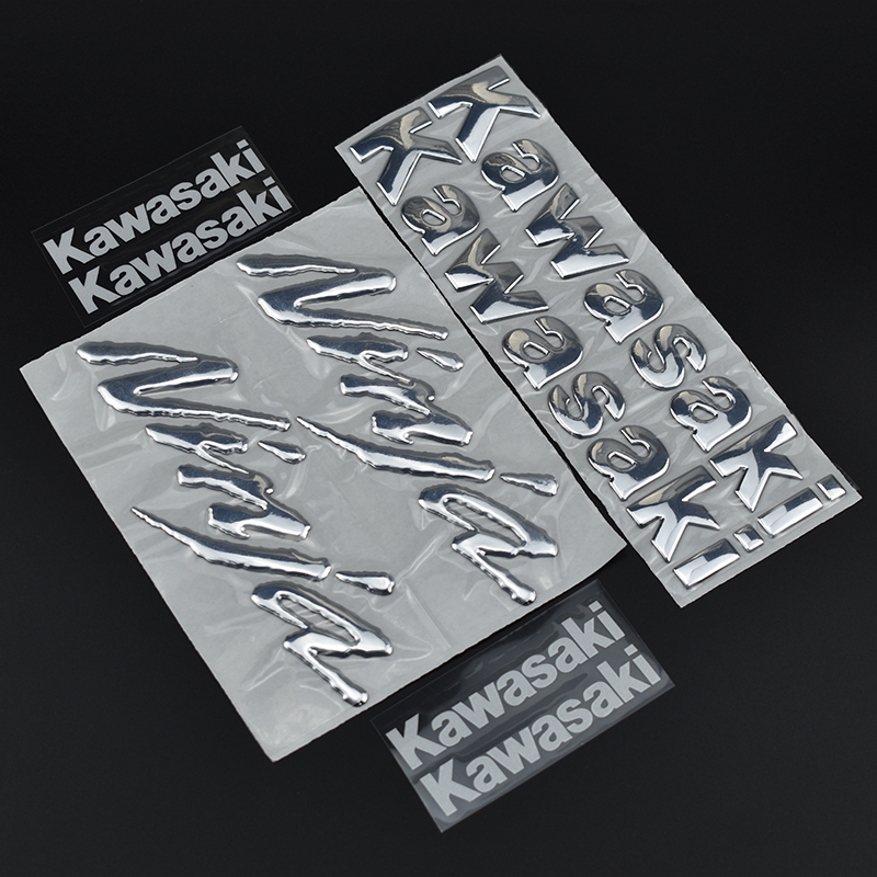 3D Motocicleta Bicicleta Kawasaki NINJA 250R 300R ZX6R ZX R6 636 ZX10R Z1000XS Z1000 Z800 ZX7R ZX9R ER6N ER6F Lados Deca