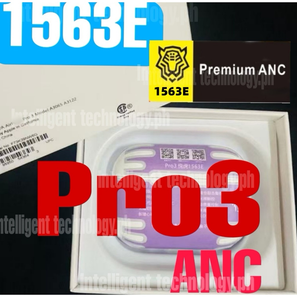 2026 " Tigre 1563E Premium Alto-Falante Pro 3 No Ouvido Um A Dois Espaço Áudio ANC Redução De Ruído TWS Fones De Sem Fio