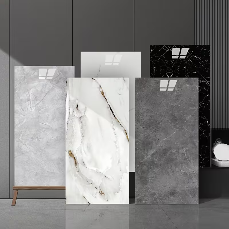 Kit 10 Placas Mármore Vinílico Adesivo 60x30 Parede Decoração Lavável em Oferta na Shopee