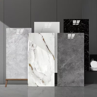 Kit 10 Placas Mármore Vinílico Adesivo 60x30 Parede Decoração Lavável em Oferta na Shopee