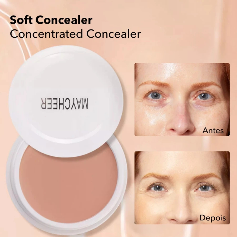 1pcs MayCheer Creme Corretivo À Prova D'água Para Olheiras , Marcas De Acne E Cobertura-Maquiagem Facial Hidratante