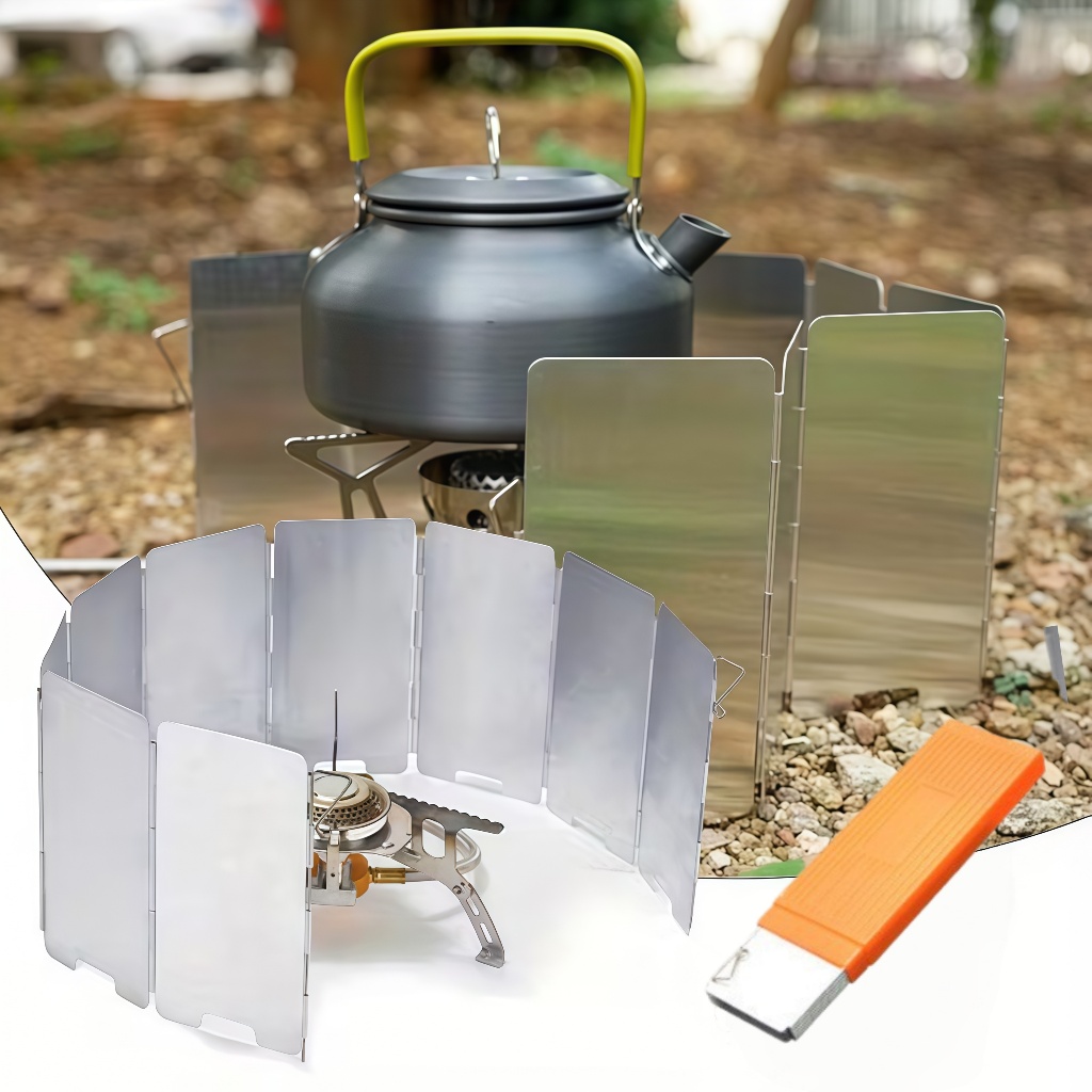 Protetor De Vento Para Fogareiro Wind Shield  Camping