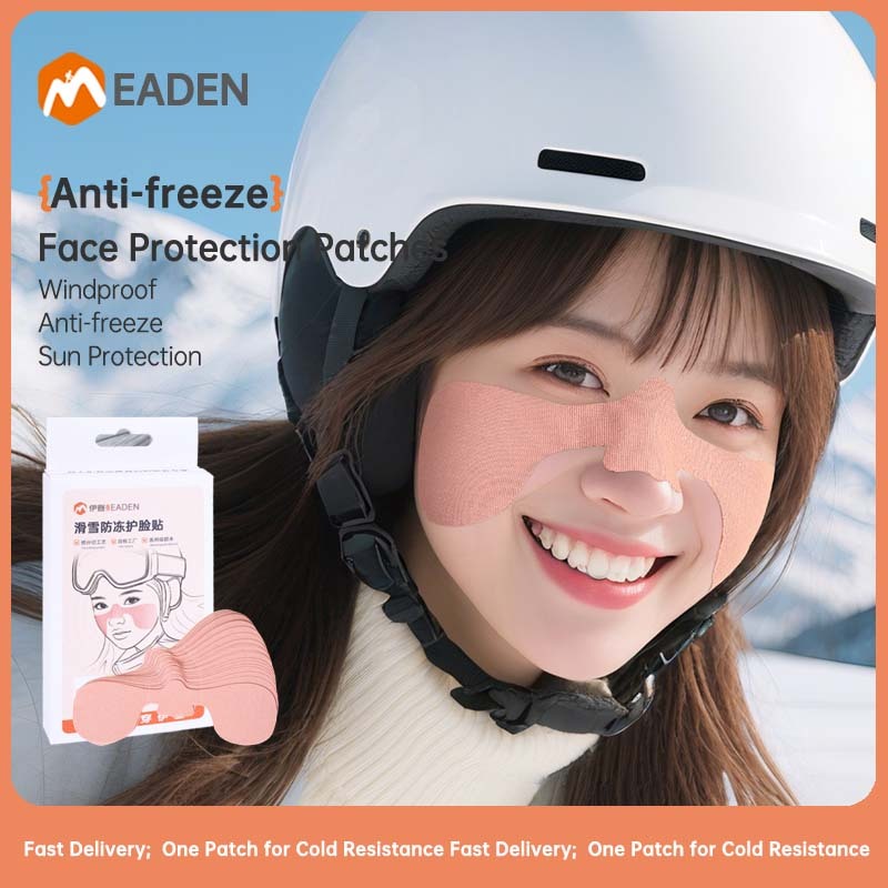 Eaden Adesivos Faciais Anticongelantes Para Esqui , Protetor Solar À Prova De Vento , Adequado A Pele Contra Clima Frio 