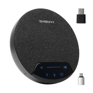 Viva-Voz Para Conferência Sem Fio Svbony SVN O1 | Redução De Ruído AI 4 Microfones 360 ° Captador Full Duplex Salas Médi