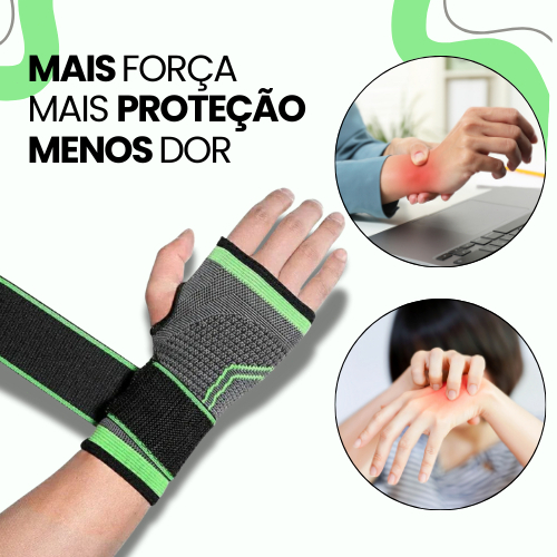 Kit De Suporte De Pulso , De Compressão Para Tendinite , Design Ortopédico Com Alça Ajustável Alívio Da Dor