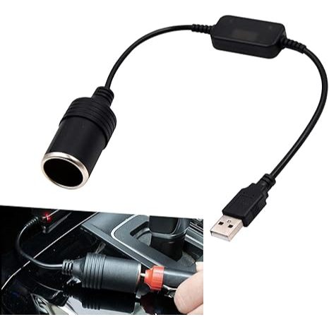35cm USB para tomada de isqueiro de carro de 12 V veicular cabo