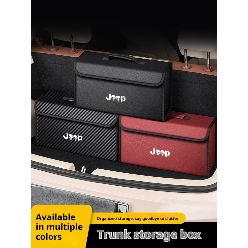 Para Jeep Carro Tronco Caixa De Armazenamento Organizador Dobrável Recipiente Saco Acessórios Interiores Automóveis