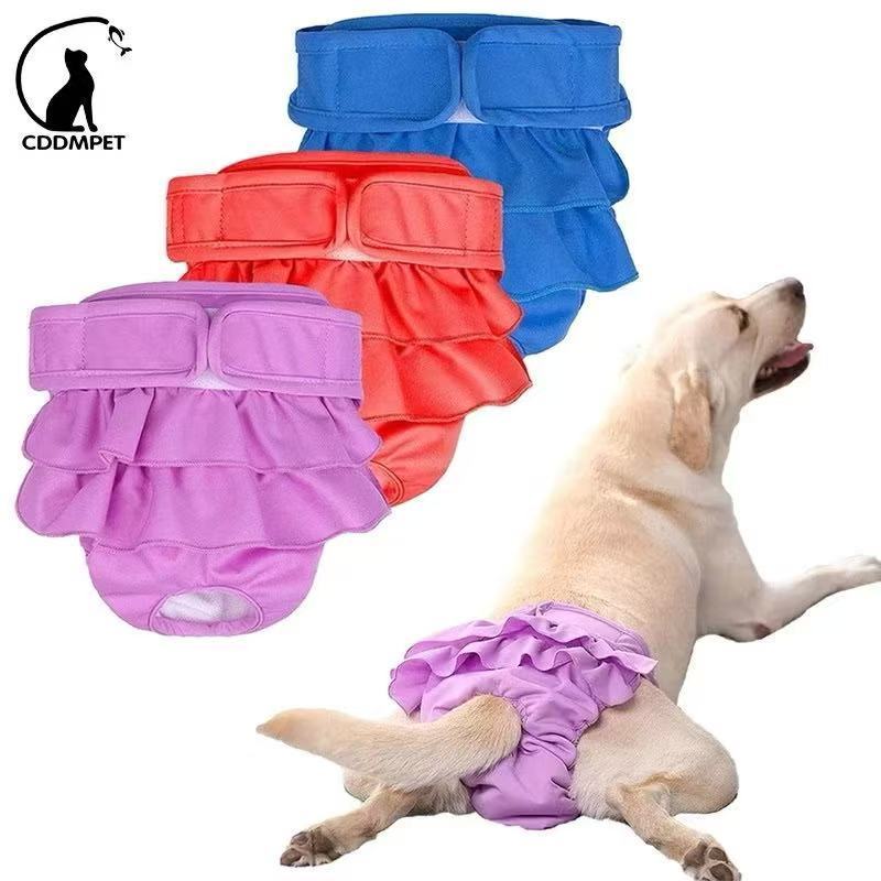 Calças fisiológicas laváveis para cães - adequadas para cães pequenos e calcinhas/fraldas sanitárias para cães grandes