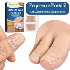 32/64 Adesivos Antifúngicos Para Unhas , Mãos E Pés Grossos Amarelados