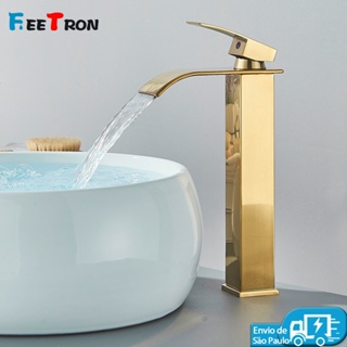 Torneira Gourmet Monocomando Para Banheiro e Cozinha Alta Quente E Fria de Luxo em Oferta na Shopee