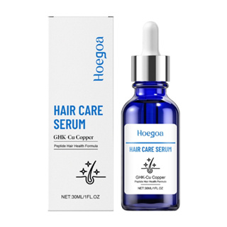 HOEGOA Hair Care-GHK Cu Cobre Cabelo Para Crescimento Capilar E Saúde Do Couro Cabeludo 30ML em Oferta na Shopee