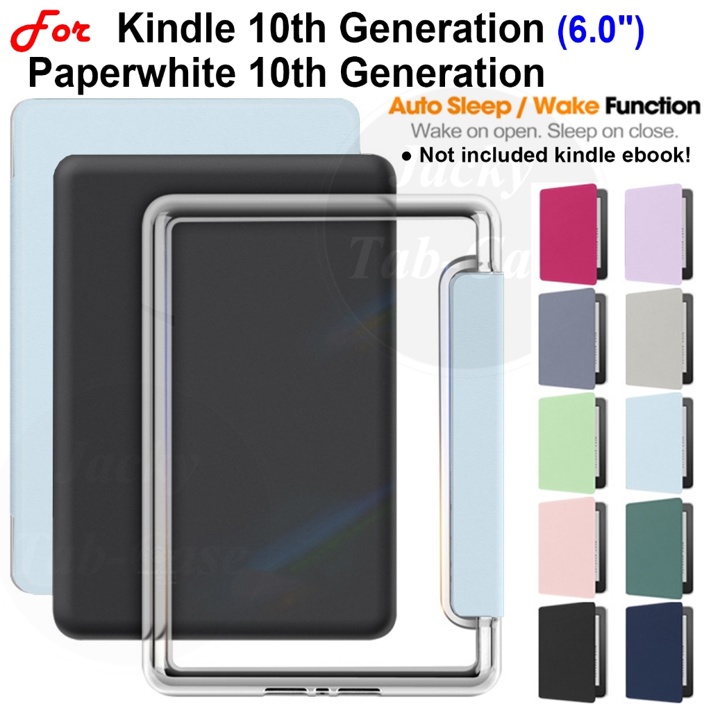 Para Kindle Básico 10ª Geração/Paperwhite 4 10o 6" Moda Capa De Acrílica Flip J9G29R PQ94WIF Caixa Protetora De E-leitor