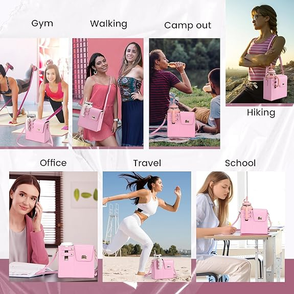 2026 novo Estilo Bolsa de Ombro ao ar Livre Portátil Saco Garrafa Bebida Copo água saco Design Original Commuter Saco do