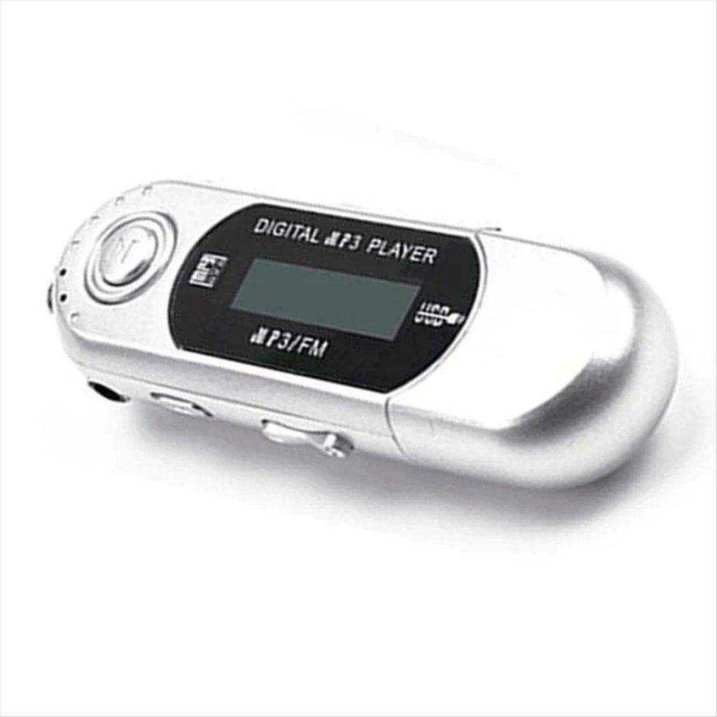 Mini Reprodutor De MP3 USB 2.0 , Unidade Flash Pequena , Música LCD Multilíngue Com Entrada De Áudio De 3.5mm , Desligam