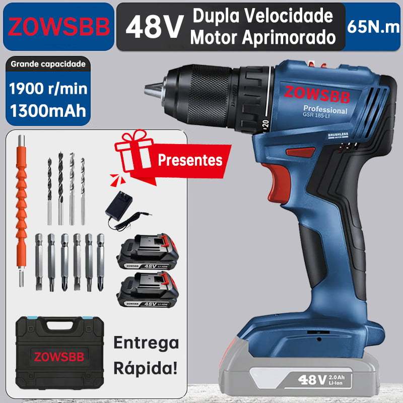 Furadeira Bosch de Bateria - Comprar com Melhor Preço em Ferramentas e Melhorias para a Casa