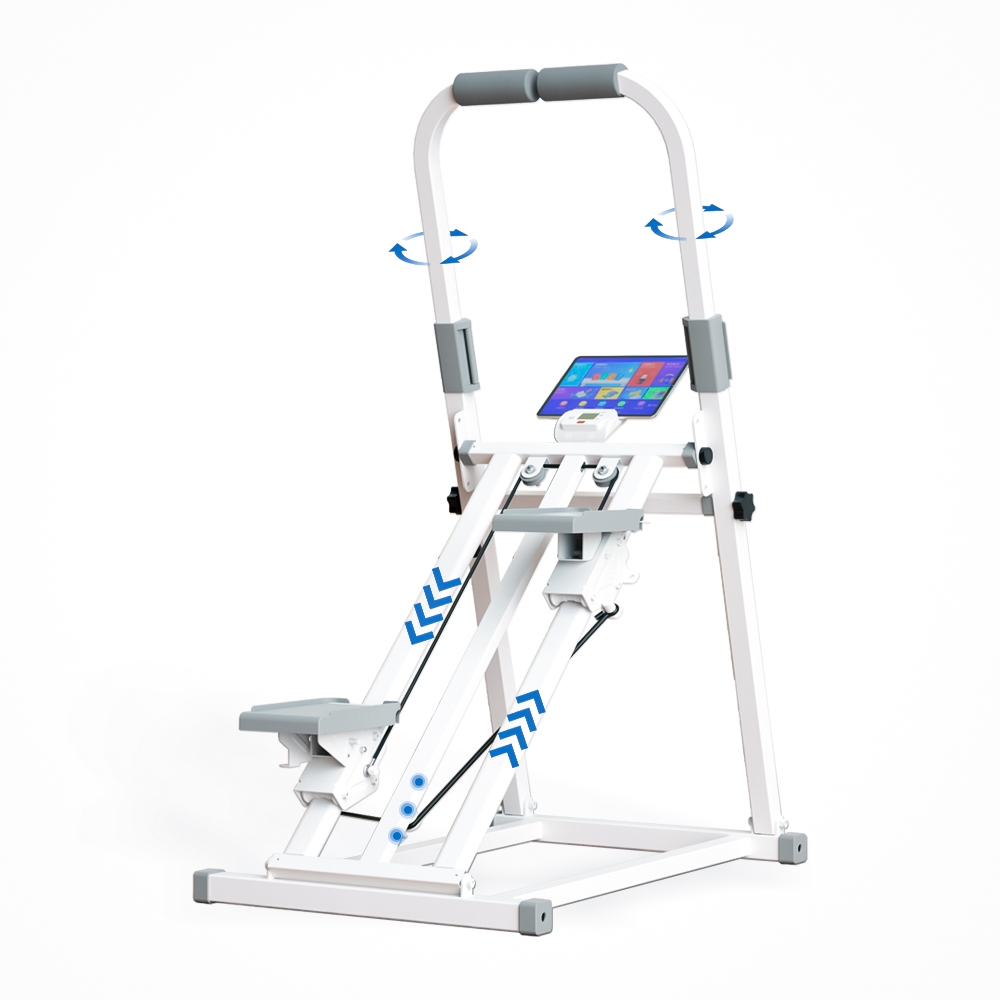 Máquina de Caminhada e Escalada Dobrável Suporte Até 150kg 3 Níveis de Inclinação Ajustável em Oferta na Shopee