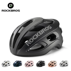 ROCKBROS Capacete De Bicicleta Leve Segurança Integrado Ajustável MTB De Estrada Respirável Ciclismo
